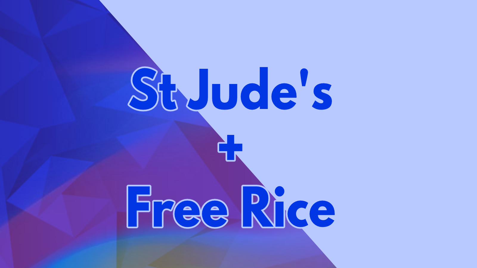 St Jude and Free Rice events